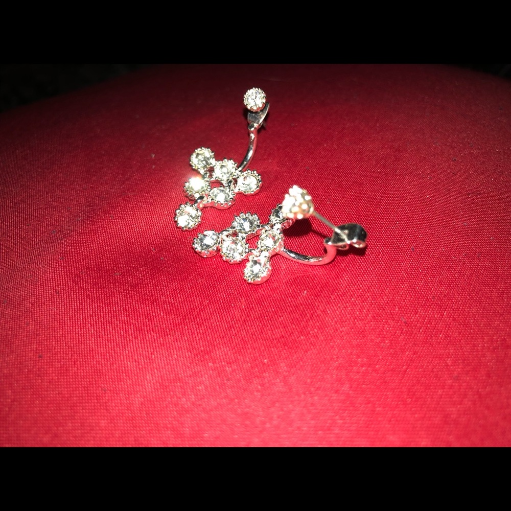 Silver earrings